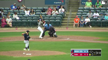 Hunter Fitz-Gerald homers (3) on a fly ball to center field.