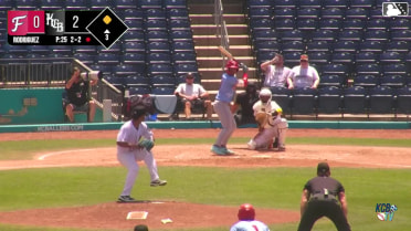 Rafael Ramirez Jr. doubles (11) on a fly ball to right fielder Nick McLain. Jordan Williams scores.