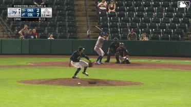 Abraham Toro strikes out swinging.