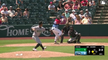 Logan Wagner homers (11) on a fly ball to right field. Chase Harlan scores.