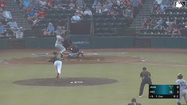 Juan Mateo doubles (13) on a ground ball to right fielder Kaden Carpenter. Caleb Klein scores. Luis Sanchez scores. Carter Beck to 3rd.