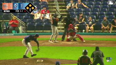 Eric Booth Jr. doubles (2) on a line drive to left fielder Braden Holcomb. Jimmy Anderson scores. Miguel Rodríguez scores. Adriander Mejía to 3rd.