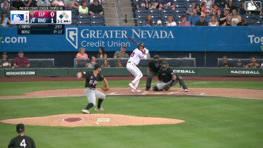 Pavin Smith singles on a ground ball to left fielder Carlos Rodríguez. Anderdson Rojas scores.