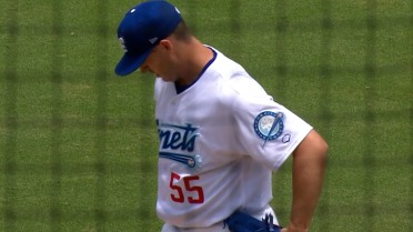 Evan Phillips spins a scoreless frame