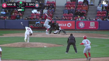 Tucker Toman homers (2) on a line drive to right field. Jacob Sharp scores.