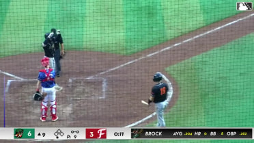 Gleider Figuereo swats his fifth home run