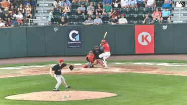 Kervin Pichardo out on a sacrifice fly to center fielder Bo Davidson. Leandro Pineda scores.