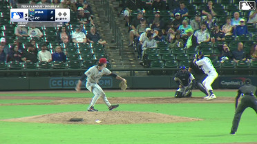 Walker Janek hits a ground-rule double (1) on a fly ball to left-center field. Pascanel Ferreras scores. Lucas Spence to 3rd.