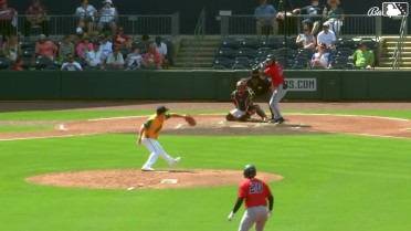 Kemp Alderman homers (15) on a fly ball to right center field. Jonathon Long scores.