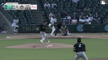 Andy Weber homers (5) on a fly ball to left center field.