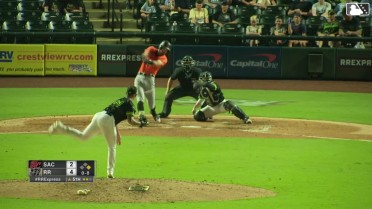 Bryce Eldridge's first Triple-A strikeout