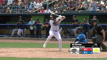 Matthew Wood out on a sacrifice fly to right fielder Matthew Lugo. Eduardo Garcia scores. Darrien Miller to 3rd.