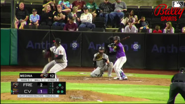 Carlos Virahonda singles on a line drive to center fielder Roldy Brito. Kayson Cunningham scores.