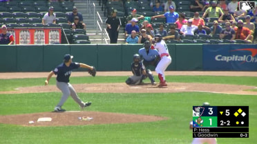 Ben Hess In play, run(s) to Nick Goodwin
