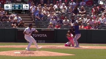 Luke Maile called out on strikes.