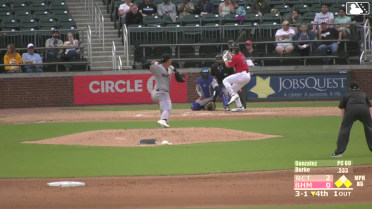 Jacob Burke grounds into a double play, third baseman Harold Coll to second baseman Nick Rodriguez to first baseman Tucker Flint. Anthony DePino out at 2nd. Jacob Burke out at 1st.