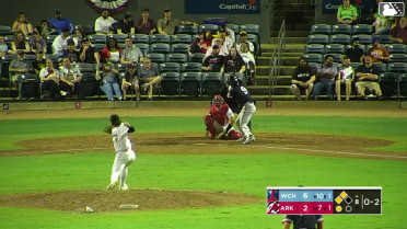 Kyle DeBarge singles on a ground ball to left fielder Jared Sundstrom. Jake Rucker scores. Maddux Houghton scores. Kyle DeBarge to 2nd.