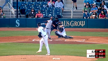 Teddy McGraw fans a pair of batters over two