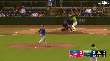 José Azócar out on a sacrifice fly to center fielder Greg Jones. Rowdy Tellez scores. Brett Wisely to 3rd.