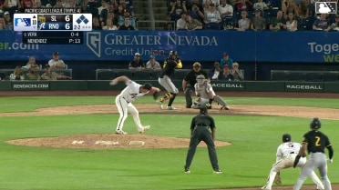 Arol Vera hit by pitch. Bryce Teodosio scores. Kyren Paris to 3rd. Zach Humphreys to 2nd.