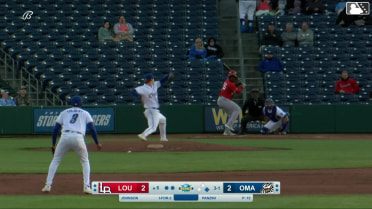Ivan Johnson homers (6) on a fly ball to right field. Francisco Urbaez scores.