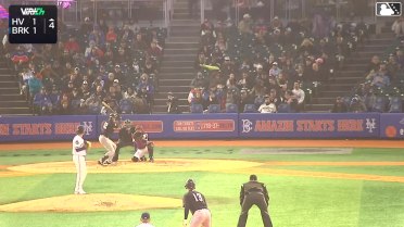 Josh Moylan out on a sacrifice fly to right fielder Yohairo Cuevas. Wilson Rodriguez scores.