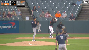 Ethan Anderson homers (6) on a fly ball to center field.