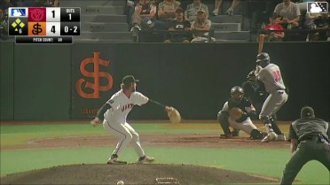 Adriel Radney hit by pitch. Nathan Hall scores. Weber Neels to 3rd. Paul Schoenfeld to 2nd.