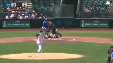 Noah Miller out on a sacrifice fly to right fielder Scott Bandura. James Tibbs III scores. Jack Suwinski to 3rd.