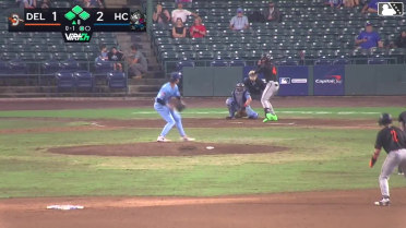 Stiven Martinez singles on a line drive to center fielder Jose Pirela. Braylon Whitaker scores. Jaiden Lo Re scores. Jordan Sanchez to 2nd.