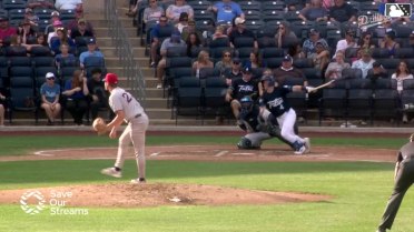 Sean McLain slugs a grand slam
