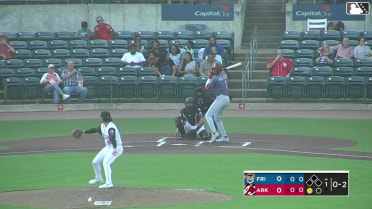 Sebastian Walcott singles in the 1st inning