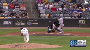 Billy Amick homers (6) on a fly ball to left center field.