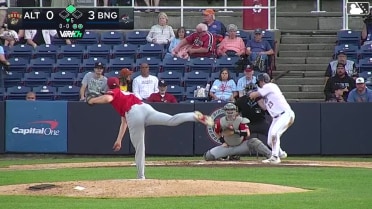 Jacob Reimer singles on a sharp line drive to left fielder Titus Dumitru. Marco Vargas scores.