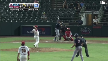 Brayden Taylor homers (1) on a fly ball to right field. Matthew Etzel scores. Johnny Olmstead scores.