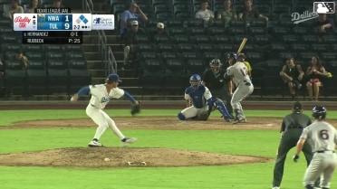 Omar Hernandez singles on a fly ball to right fielder Zyhir Hope. Luke Pelzer scores. Jorge Alfaro to 3rd.