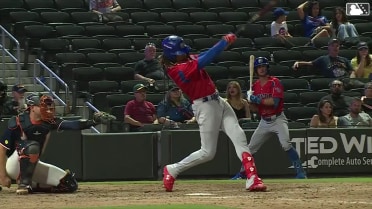 Kevin Alcántara's solo home run