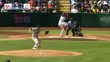 Ryan Ward homers (2) on a fly ball to left field.