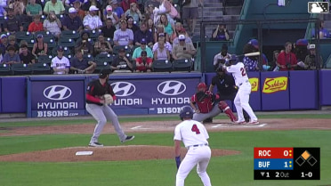 Daz Cameron homers (1) on a fly ball to center field. Josh Kasevich scores.