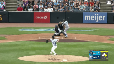 Esmil Valencia homers (4) on a fly ball to left center field. Cam Clayton scores.