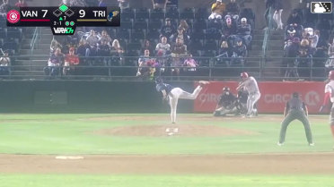 Maddox Latta singles on a ground ball to center fielder Hayden Alvarez. JoJo Parker scores.
