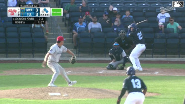 Griffin Lockwood-Powell doubles (7) on a ground ball to left fielder Spencer Nivens. Zyhir Hope scores. Kyle Nevin to 3rd.