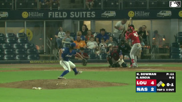 Orlando Arcia homers (13) on a line drive to left field. Noelvi Marte scores.