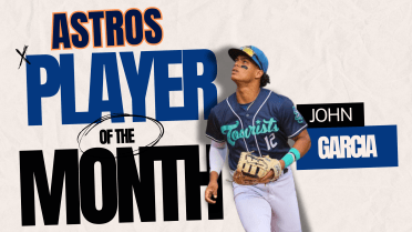 Astros MiLB Player of the Month Goes to Tourists John Garcia