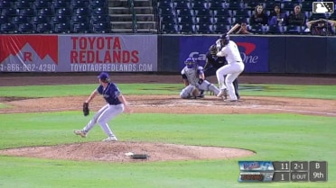 Korbyn Dickerson homers (2) on a fly ball to right center field.