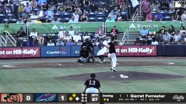 Garret Forrester singles on a ground ball to right fielder Kevin Kilpatrick Jr. Fenwick Trimble scores. Dillon Lewis scores.