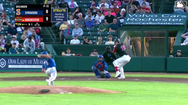 Riley Adams homers (10) on a fly ball to left center field.