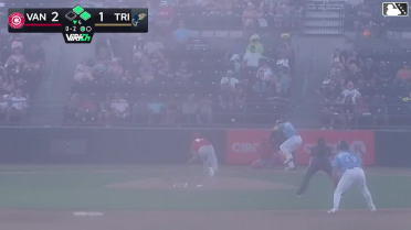 Randy De Jesus grounds into a double play, shortstop Maddox Latta to second baseman Eric Snow to first baseman Peyton Williams. Ryan Nicholson out at 2nd. Randy De Jesus out at 1st.