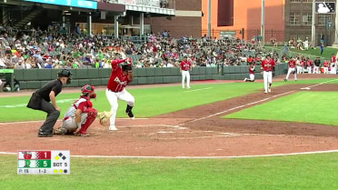 Alfredo Alcantara's RBI double