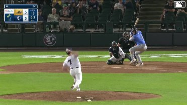 Luke Hill singles on a line drive to right fielder DJ Gladney. Aaron Walton scores. Dean Curley to 3rd.